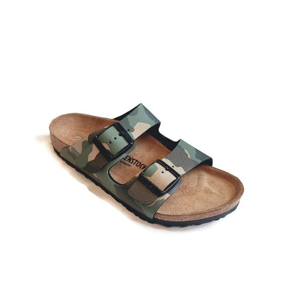 Birkenstock Other - Birkenstock Arizona Kids Size L3 Sandals EU 34 Desert Soil Camouflage Green